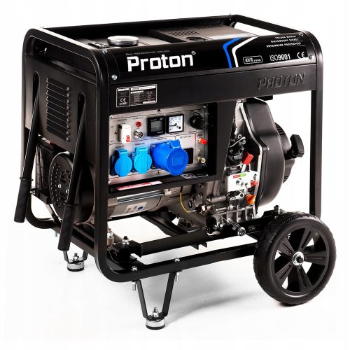 Tragbarer einphasiger Proton 7500 W Dieselgenerator