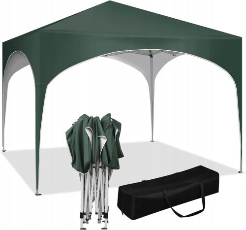  GARTENPAVILLON UV 50+ Pop-Up PE grün 3x3x2,5