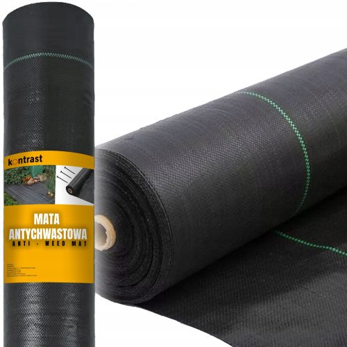 Agrartextil - Agrotextil-Mulchmittel (Anti-Unkraut) Schwarzer Kontrast 110 x 2000 cm 70 g/m²