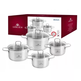   8-teiliges Brava Topfset – Perfekt für Einsteiger in der Küche