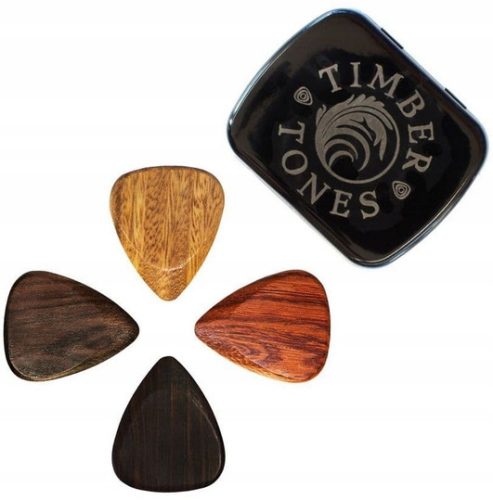  Timber Tones-Set E-Gitarren-Picks