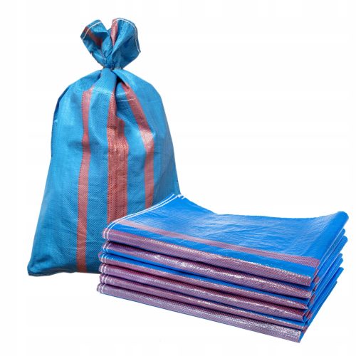 Bergis Polypropylenbeutel 105 x 65 cm blau, 50 Stück