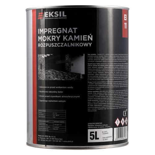  Eksil Mokry Kamień EI-11 Steinimprägniermittel 5l