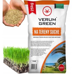  Gras für trockene Bereiche Verum Green 1000 m² 25 kg