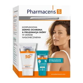   Pharmaceris S Sonnenschutz-Set: Schutzlotion SPF 50+ und Beruhigender Balsam nach dem Sonnenbad