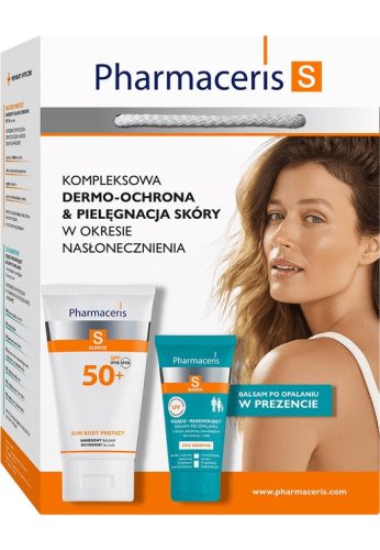 Pharmaceris S Sonnenschutz-Set: Schutzlotion SPF 50+ und Beruhigender Balsam nach dem Sonnenbad