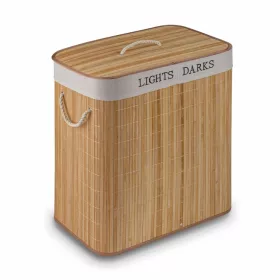    Freistehender Wäschekorb Tadar 105l, natur, Braun- und Beigetöne