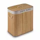  Freistehender Wäschekorb Tadar 105l, natur, Braun- und Beigetöne