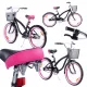 Tomabike Platinum Pink Black Fahrrad 20" Schwarz, Pink
