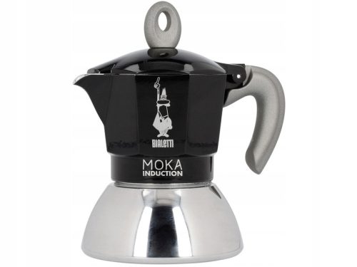  Bialetti Moka Induktionskaffeemaschine 100 ml 2 Tassen