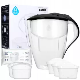  Dafi Astra + AquaFloow Maxi Filterkanne 3 l schwarz