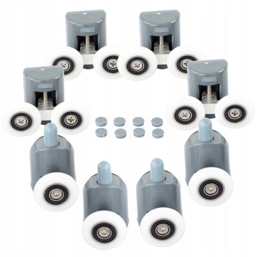 SET MIT 8 ROLLEN FÜR EINE DUSCHKABINE