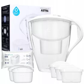  Dafi Astra + AquaFloow Maxi Filterkanne 3 l weiß
