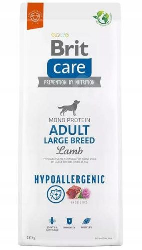  BRIT Care Dog Hypoallergenes großes Lamm für Erwachsene, 12 kg