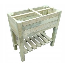  Mini-Gewächshaus 80 cm x 40 cm aus Holz