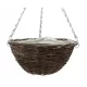  Dixiestore-Blumentopf, 14 cm x 29 x 14 cm, Durchmesser 29 cm, Korbgeflecht in Braun- und Beigetönen