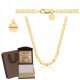 VOLLSTÄNDIGE GOLDKETTE FÜR HERREN PANCERKA PR 925 585 14k MASSIV + KOSTENLOSE GRAVUR