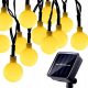  GIRLANDE SOLAR GARTENLEUCHTEN LED-KUGELN 5M