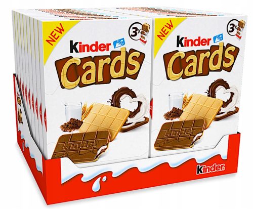 Kinder Cards von Ferrero - Knusprige Waffeln mit Vanille-Schokoladen-Creme