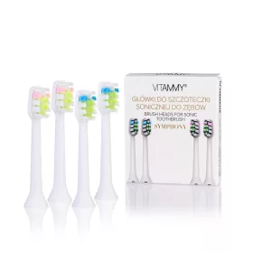  VITAMMY Symphony weiß Bürstenköpfe, 4 Stück