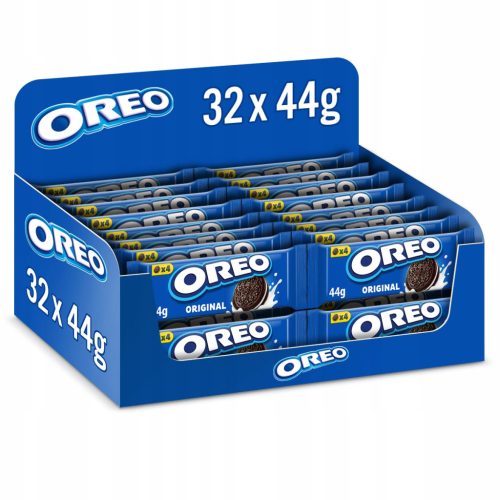 OREO Original Kekse 44g x 32 Packungen – Genießen Sie den kultigen Geschmack!