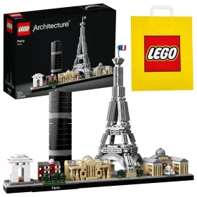    LEGO Architecture 21044 Paris + LEGO 6315792 VP Papiertüte Medium
