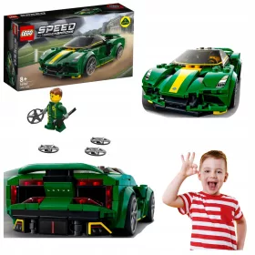    LEGO Technic Bricks Lego Speed Champion schneller grüner Rennwagen mit einer Autofigur 2in1 7690751