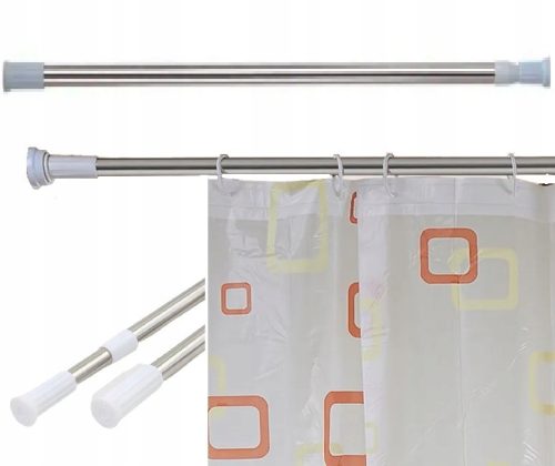  SHOWER ROD Erweiterungsduschstange 110-200 x 22 mm Silber