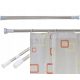  SHOWER ROD Erweiterungsduschstange 110-200 x 22 mm Silber