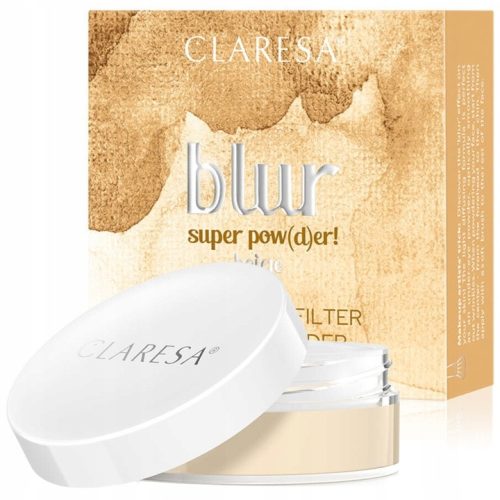  CLARESA BLUR SUPER POW(D)ER BEIGE LOSER PUDER BEIGE GläTTET BELEUCHTET