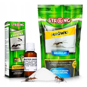    Starkes Ameisenbekämpfungspulver 1 kg + Starke Ameisenbekämpfungsflüssigkeit 0,03 kg 30 ml