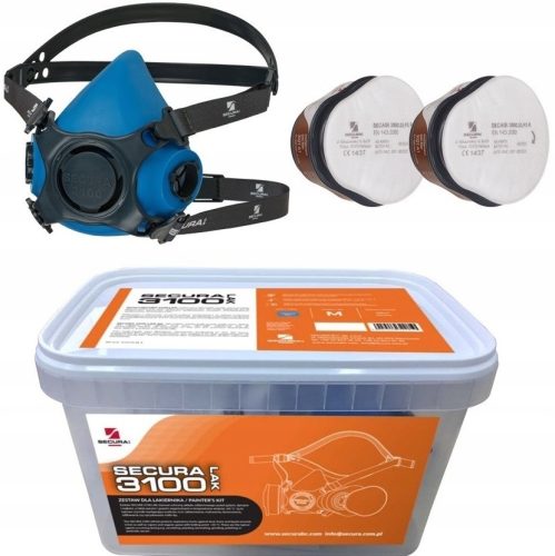 Secura SECURA3100-LAK Halbmasken-Lackmaske