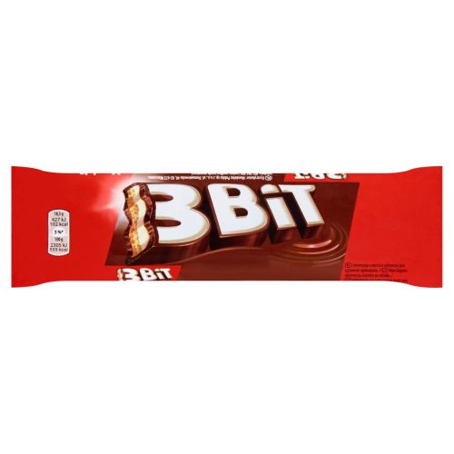 3Bit Schokoriegel mit Milchfüllung und Keks 46g