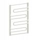 Esperto Wasserbadheizkörper Heizkörper 316 W 540 x 850 mm schwarz