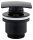Quadratischer Click-Clack-Stecker LIVENO MURO CLIK-CLAK schwarz