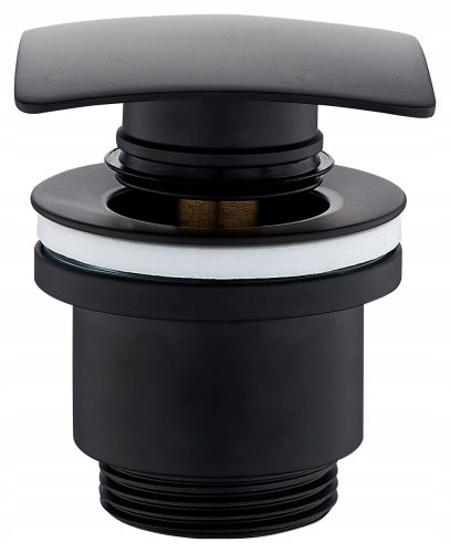 Quadratischer Click-Clack-Stecker LIVENO MURO CLIK-CLAK schwarz
