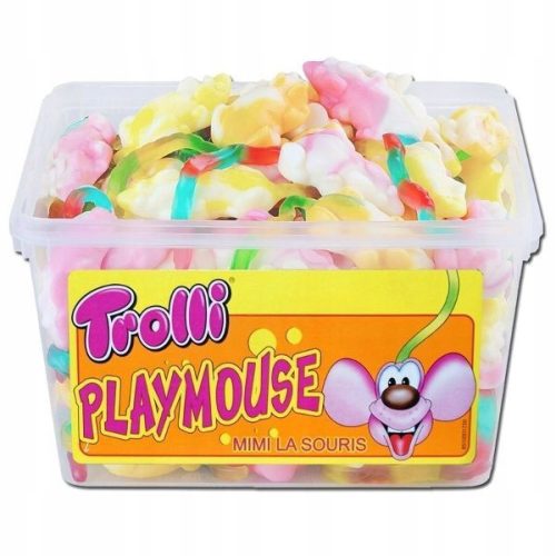 Trolli Gummibonbons in Mäuseform, Bunte Nascherei, 1200g Box