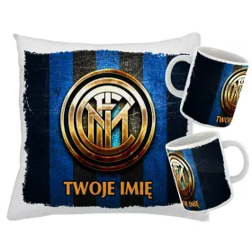  BECHER + KISSEN-Set INTER MAILAND, verschiedene Designs