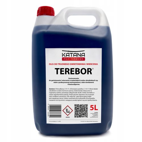 ÖLVORBEREITUNG ZUM GEWINDESCHNEIDEN UND BOHREN TEREBOR 5L