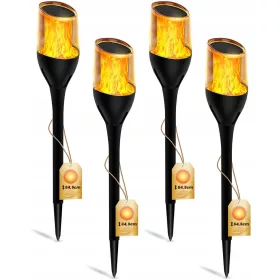  Lumiled Solarlampe, schwarz, 64,5 cm, 4 Stk.