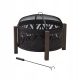  Gartenfeuerstelle, großer Grill, 78 cm, Stahl, Premium-Feuerstelle, Sunjoy