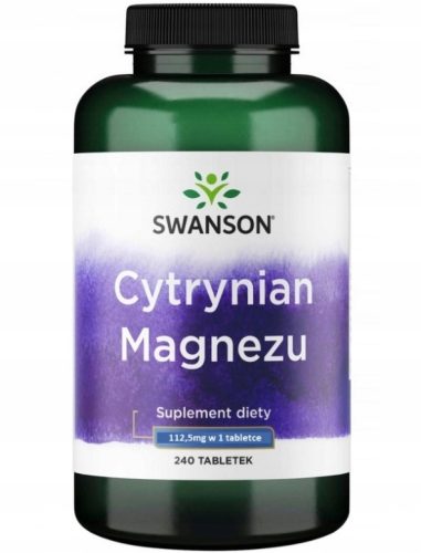 Magnesiumcitrat Tabletten - Unterstützt Knochen und Energiehaushalt, 240 Stück
