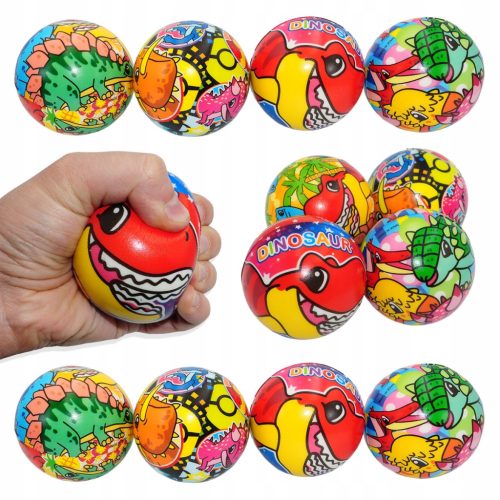  DINOSAURIER Anti-Stress-Schaumstoffball, groß, 7 cm