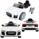  BATTERIE AUTO FERNBEDIENUNG CABRIO AUDI R8 SPYDER 2.4G FÜR KINDER LED-LEUCHTEN