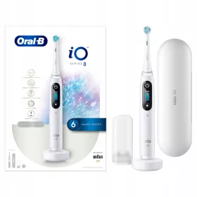  Oral-B iO 8 D100FR Weiße elektrische Zahnbürste