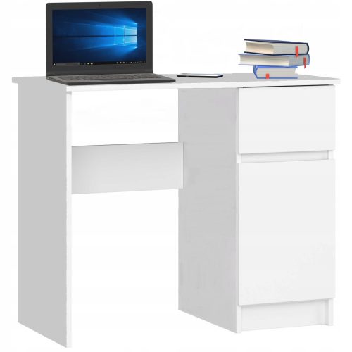  SARAMEBLE rechteckiger Schreibtisch 90 x 50 x 76 cm weiß