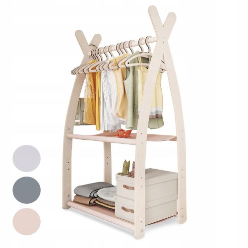  Beigefarbener Kinderkleiderbügel von Mamoi