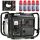 Tragbares einphasiges Stromaggregat Keltin 720 W Benzin + 5× Öl für Zweitaktmotoren Geko G82010 100 ml