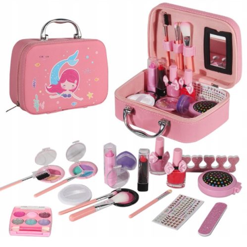  KINDERKOSMETIK-SET MIT MAKE-UP-BOX