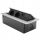  Steckdose, Internet, USB Arbeitsplatte Spacetronik, silber